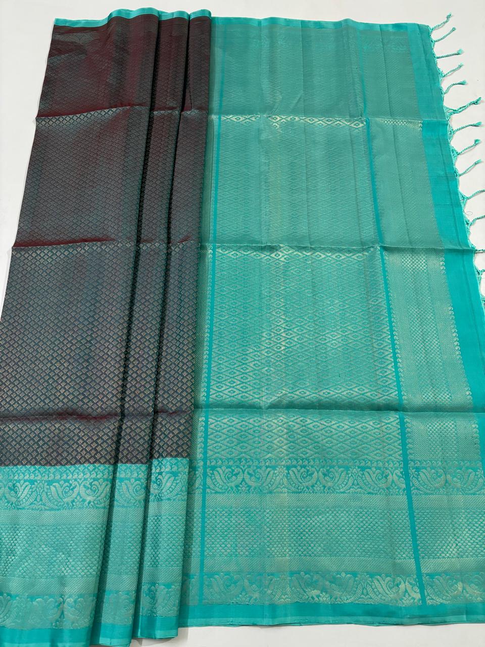 Light Green with Teel Pallu (ALL SELF) (STM/3347)