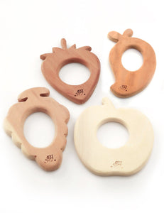 Neem Wooden Teethers - Fruits